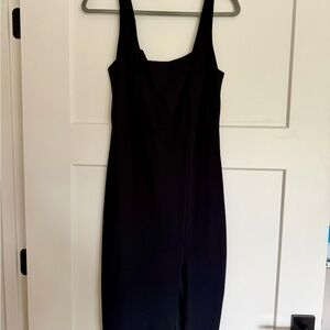 Classic Black Sleeveless Sheath Dress - Women's